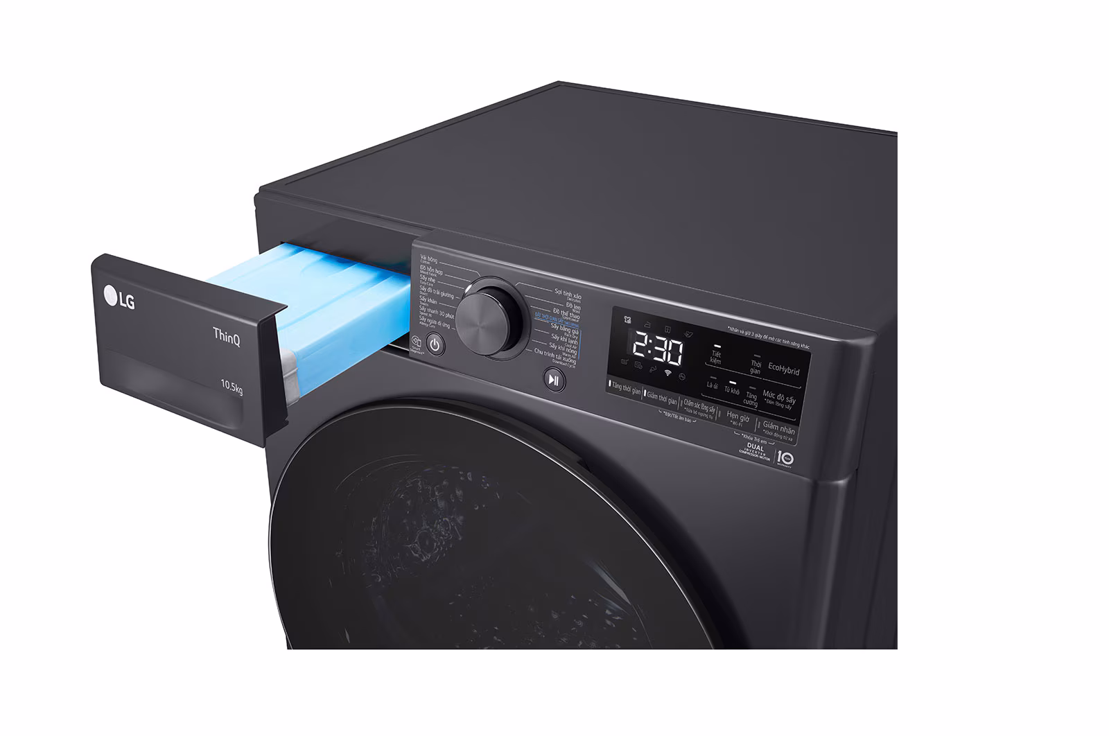 Máy sấy LG DUAL Inverter Heat Pump™ 10.5kg màu đen DVHP50M - Hình ảnh 6