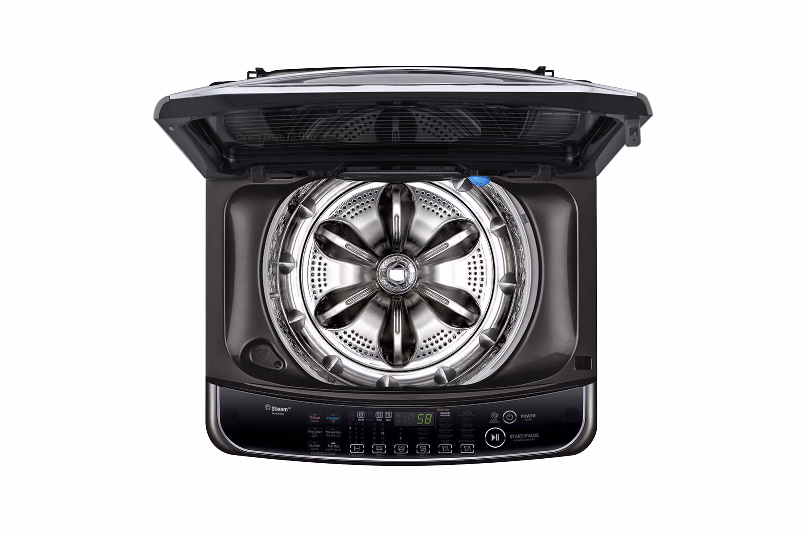 Máy giặt lồng đứng LG TurboWash3D™ Inverter 13kg màu đen | TH2113SSAK - Hình ảnh 4