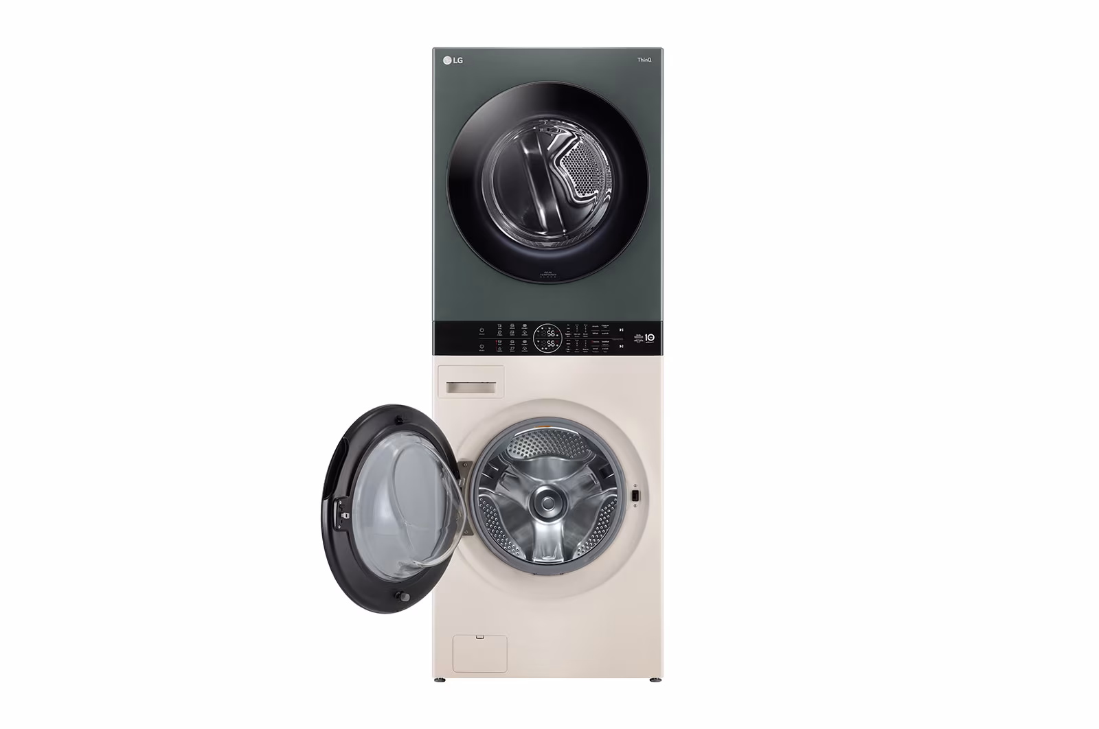 Tháp giặt sấy LG WashTower™ Giặt 21kg/ Sấy 16kg Màu xanh/be|WT2116SHEG - Hình ảnh 4