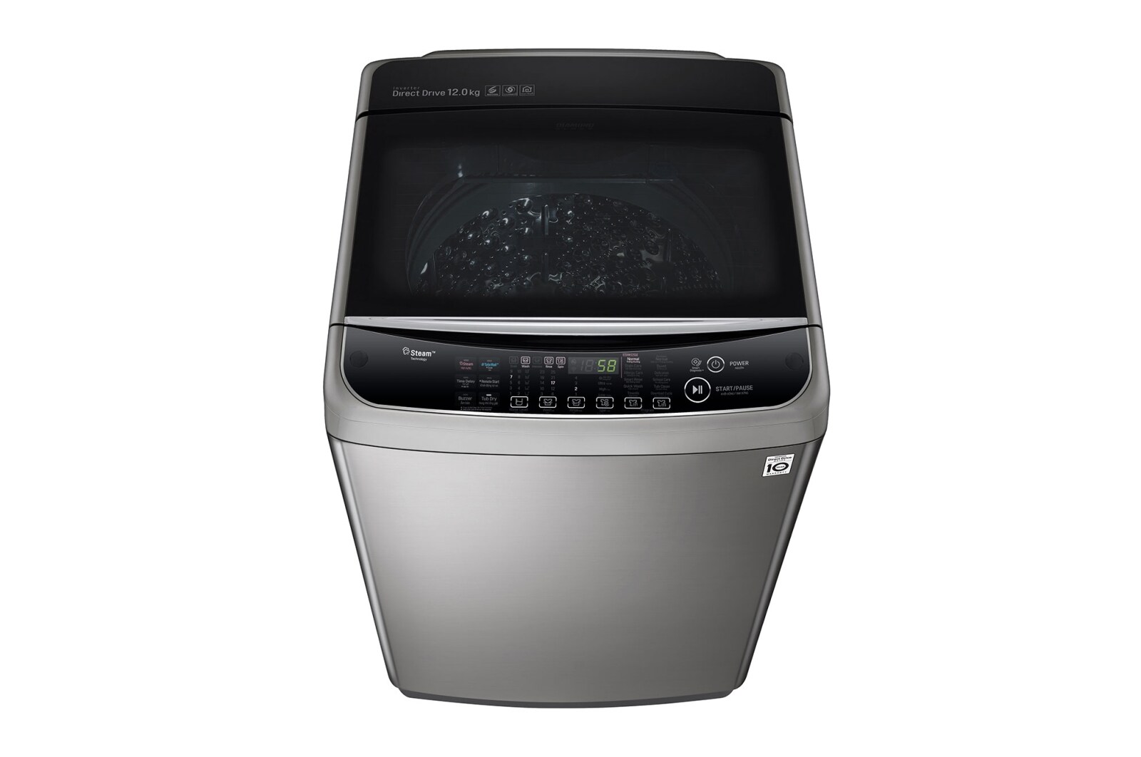 Máy giặt lồng đứng LG TurboWash3D™ Inverter 12kg màu bạc | TH2112SSAV - Hình ảnh 12