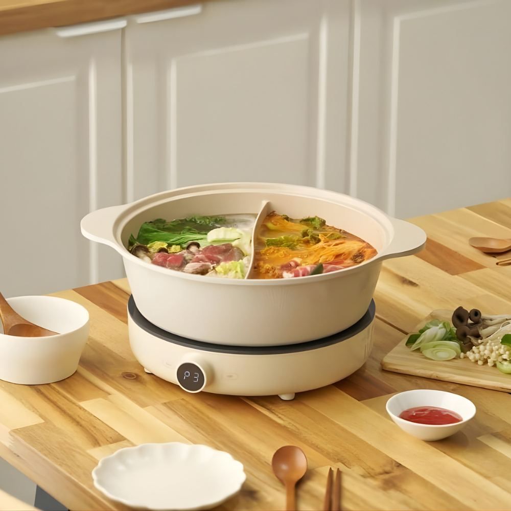 Nồi lẩu 2 ngăn 2Lock - Hình ảnh 2